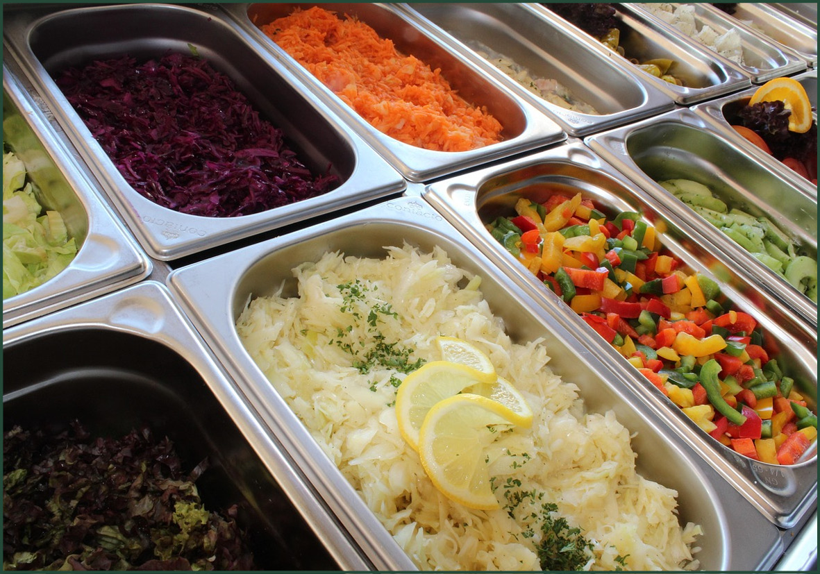 Foto af en buffet